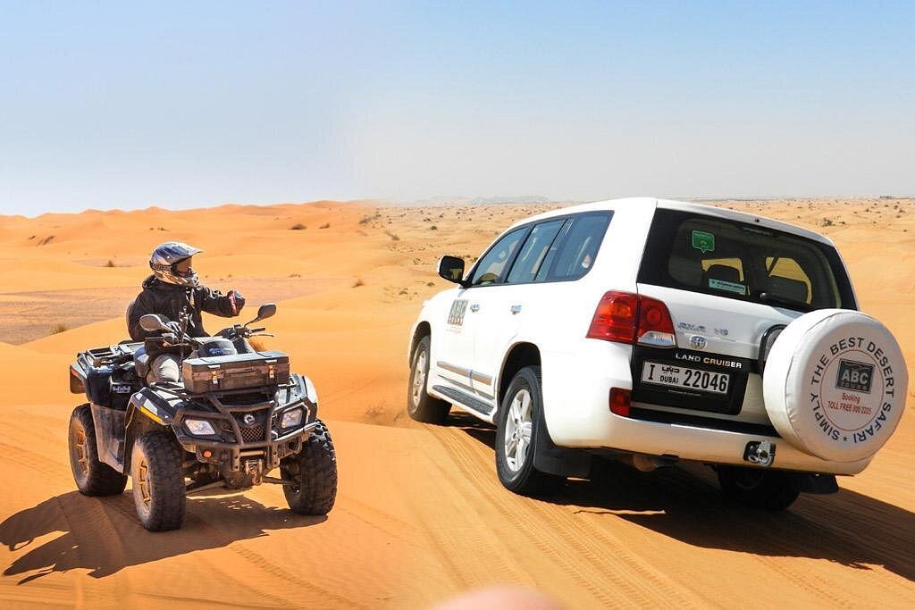 High-Adrenaline Dubai Desert Safari with 60-Min Quad Biking & Dune Bashing