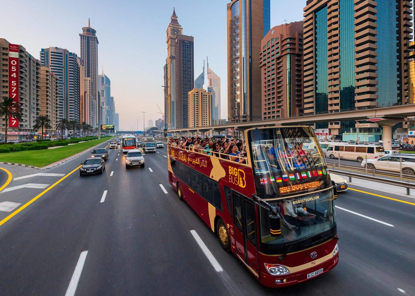 Dubai Hop-On Hop-Off Tour by Open-Top Bus with Big Bus