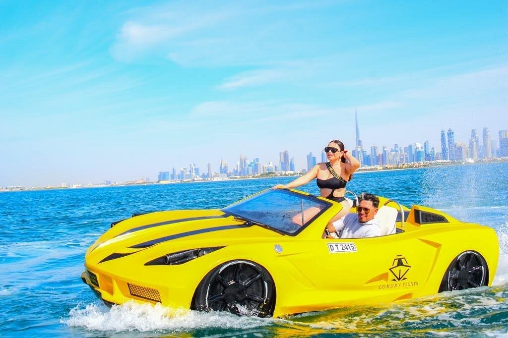 Dubai Jet Car Adventure with Stunning Burj Al Arab Views